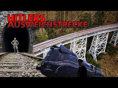 Führer alternative route railway viaduct bunker Führer train Third Reich Reichsbahn KlappspatenTV