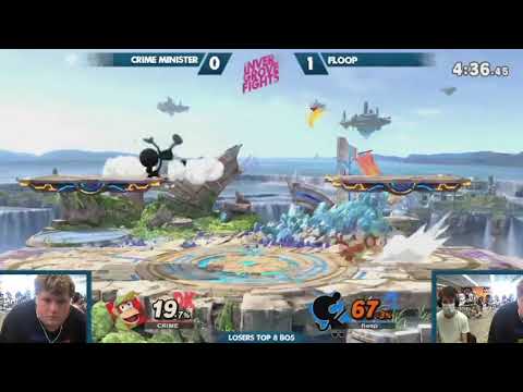 Inver Grove Fights #4 -  Losers Top 8 - Crime Minister (Diddy, Falcon) vs Floop (Mr. Game and Watch)