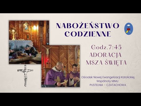 Adoracja, Msza Święta. Transmisja Online Czatachowa. 05.04.2023 r.  Godz. 7:45