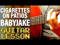 How To Play Cigarettes On Patios With 24KGoldn By BabyJake Guitar Lesson