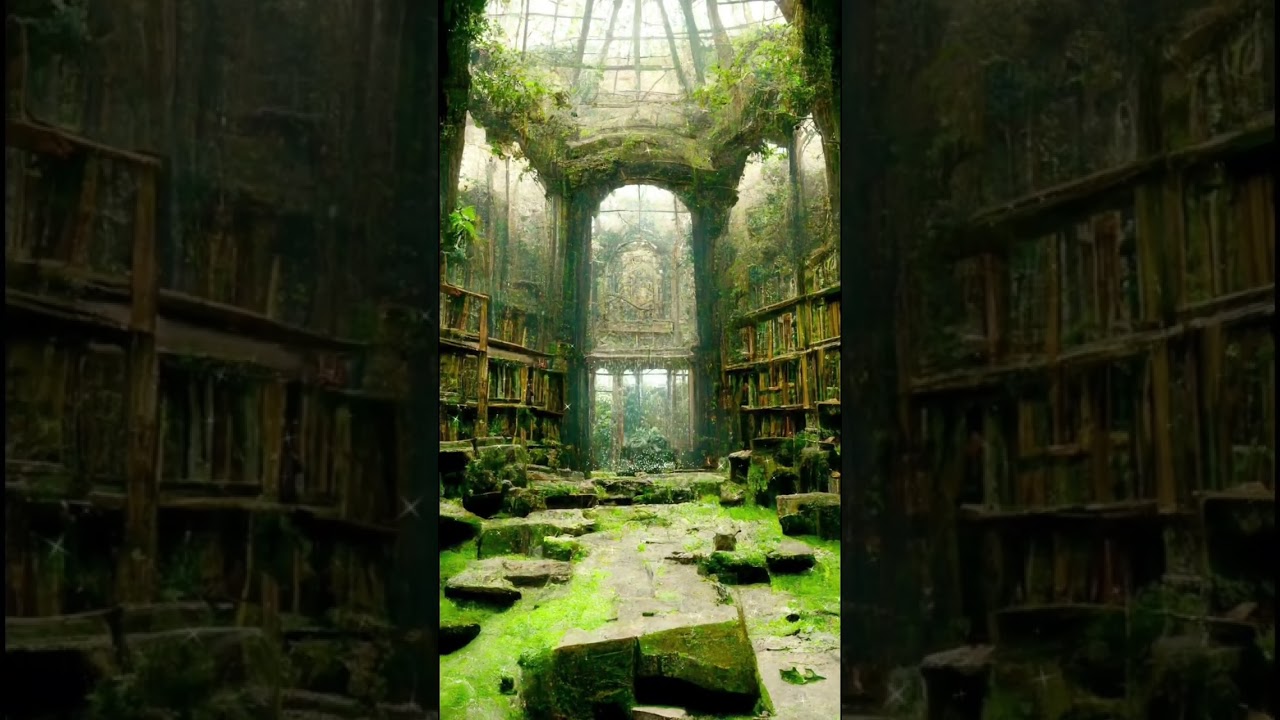 Green Enchanted Forest 💚 #ai #aianimation #aiart #animationvideo #animation #midjourney #shorts