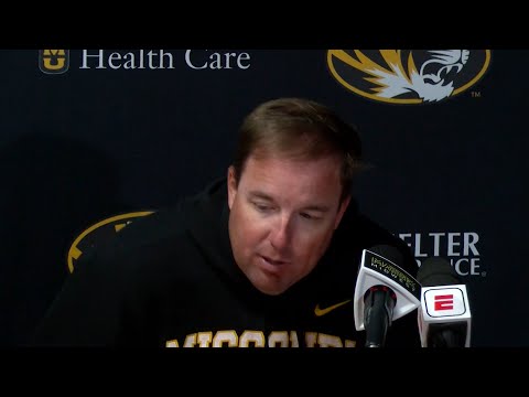 Full postgame press conference with Mizzou football coach Eli Drinkwitz after a loss at Oklahoma