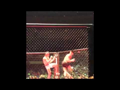 Martin "the spartan" Day spinning back kick KO
