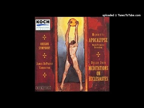 Gian Carlo Menotti : Apocalypse, Symphonic Poem in three movements (1951)