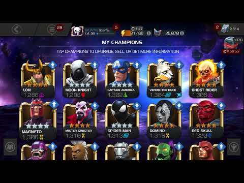 Mcoc 4 star champions roster