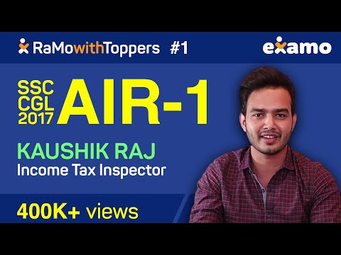 SSC CGL 2017 Topper Kaushik Raj (AIR 1) - RaMo with Toppers Episode - 1 (Apttrix SSC CGL Classes)