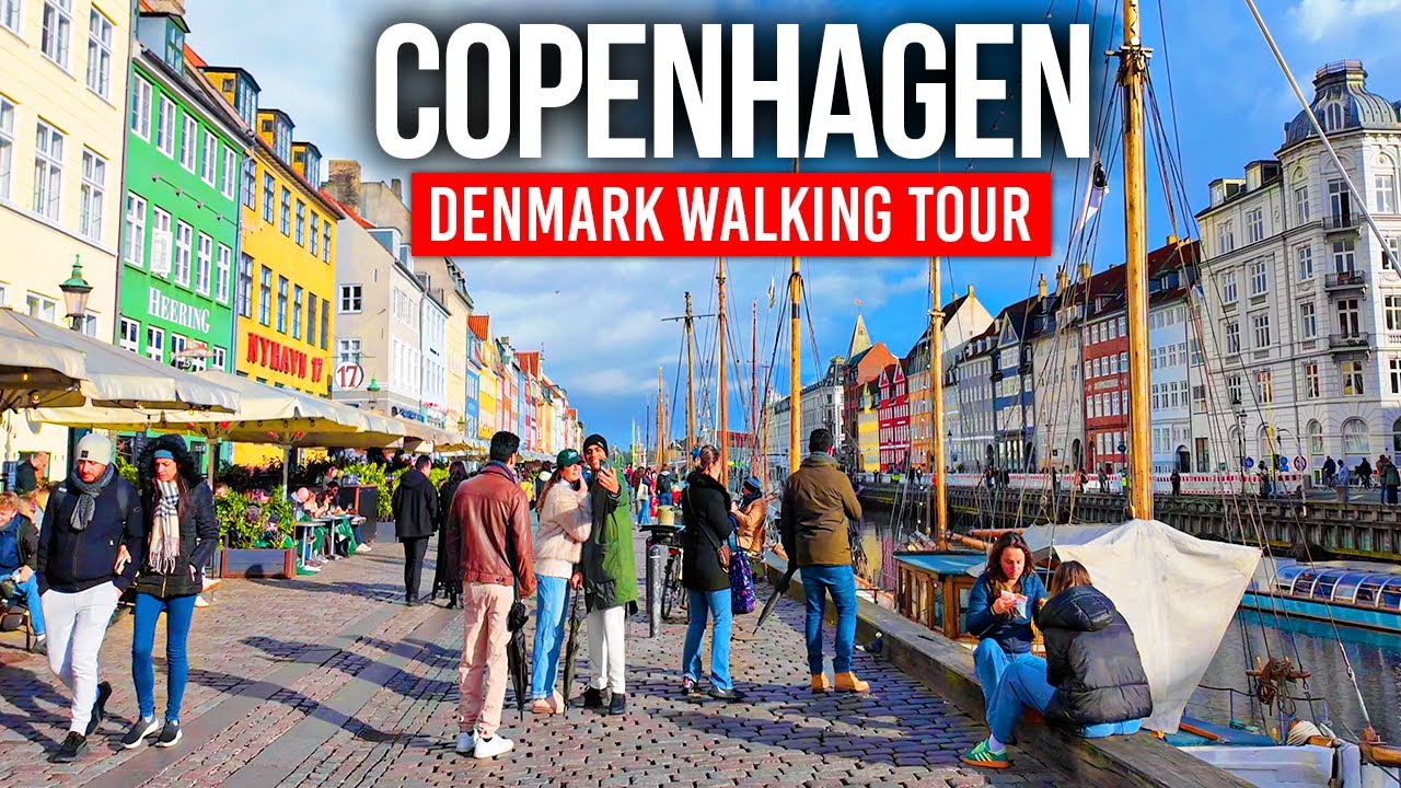 Immersive street-level walking tour through Copenhagen — Nyhavn, Denmark, showcasing authentic urban landscapes, local architecture, and the vibrant atmosphere of the city's neighborhoods