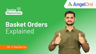 Option Strategy with Basket Order (Live Market) || Basket Order Explained