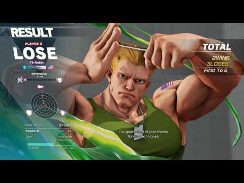 SF5 FT5 Sets: PXG Ice (Guile) vs TS Sabin (720p/60fps]