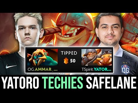 Yatoro Techies TIPPED by ATF Huskar