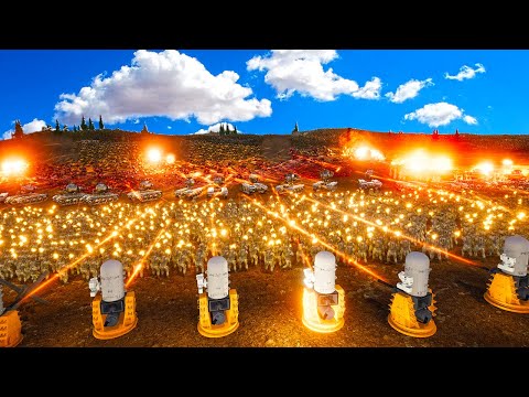 Annihilator flechette, Phalanx CIWS Gold & Cleopatra, jedi vs. 1.1 million Troll Mech & Zombies !!