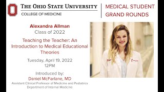 Teaching the Teacher  An Introduction to Medical Educational Theories