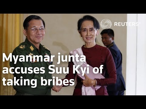 緬甸軍政府指控素季受賄 (Myanmar junta accuses Suu Kyi of taking bribes)