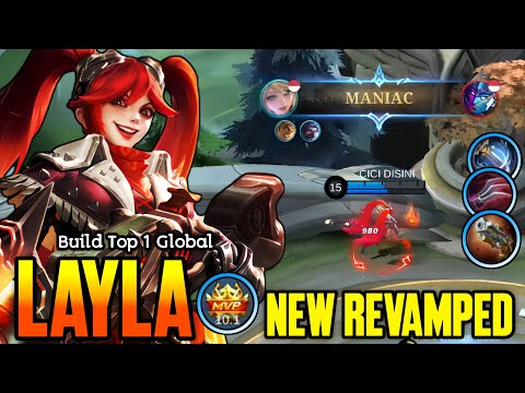 10 Kills + MANIAC!! Layla The Real Monster Late Game!! - Build Top 1 Global Layla ~ MLBB