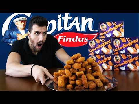 50 + NUGGETS FINDUS CHALLENGE | CHICKEN NUGGET | MAN VS FOOD #foodchallenge #nuggets #findus