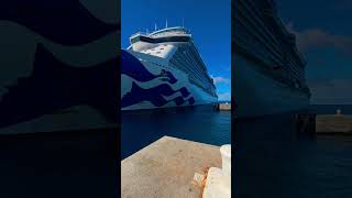 sky Princess docking #turksandcaicosisland come for the fun stay for the  culture #viral