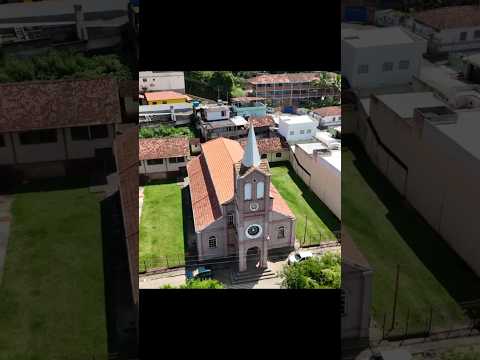 Igreja Matriz de Sant’Ana, em Belmiro Braga MG #igrejas #catolicos #drone #dji #mg
