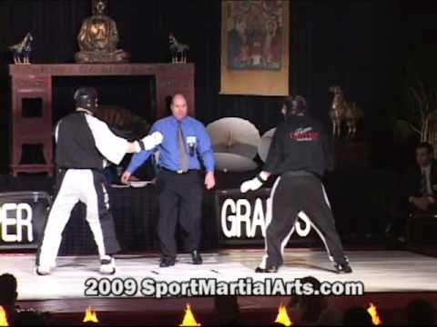 Brandon Bertsch v Trevor Nash - Men's Super HW point sparring - 2009 NBL Supergrands