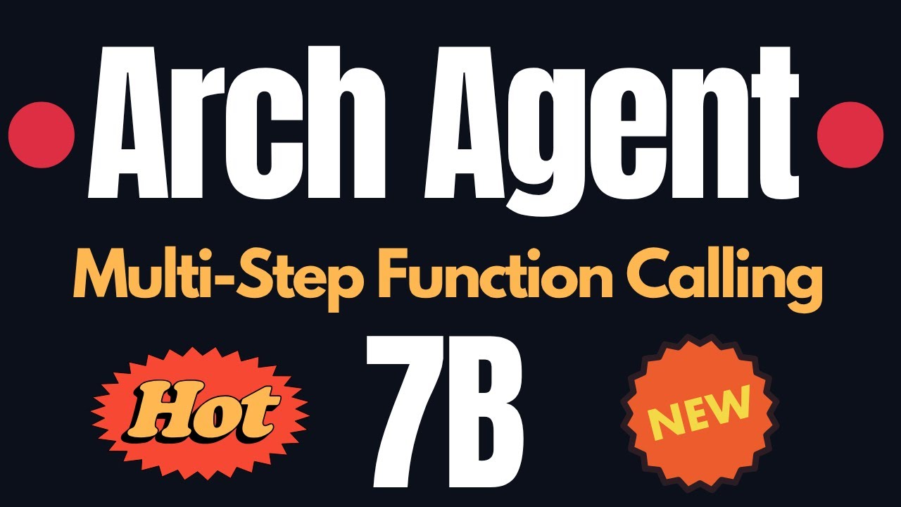 Arch-Agent 7B Local Install - Multi-Step AI Function Calling