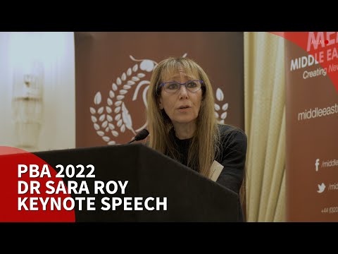 Palestine Book Awards 2022: Dr Sara Roy delivers keynote address