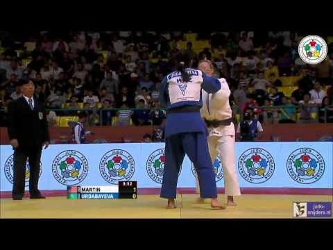 Judo 2013 Grand Prix Tashkent: Martin (USA) - Urdabayeva (KAZ) [-63kg] semi-final
