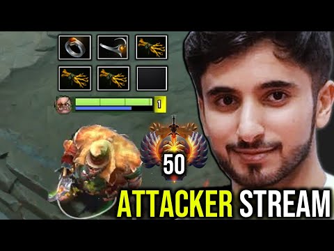 Attacker Stream!!  Pudge Mid 8500 Avg MMR 100% Destroy!!