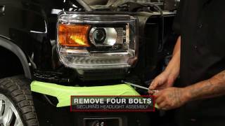 AnzoUSA 2015 2017 GMC Sierra 2500HD Headlights