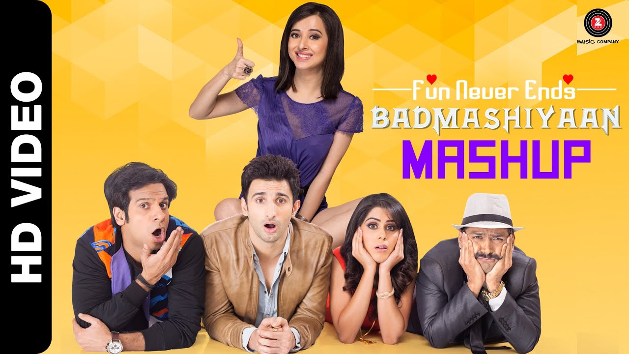 Badmashiyaan – Mash Up Lyrics | Badmashiyaan | Anupam Amod, Shilpa Rao, Manish Tipu, Mika Singh, Mohit Chauhan, Ankit Tiwari | Bobby, Imran