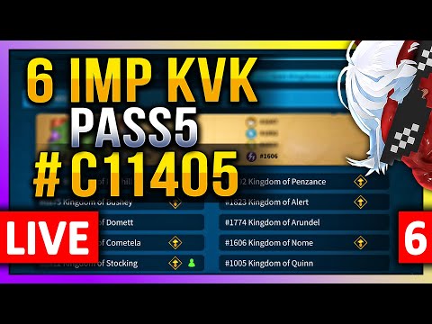 6 Imperium KVK: Pass5 Opening 🔥 LIVE! 🔴 C11405 1412 1875 1647 1892 1823 1606 #6