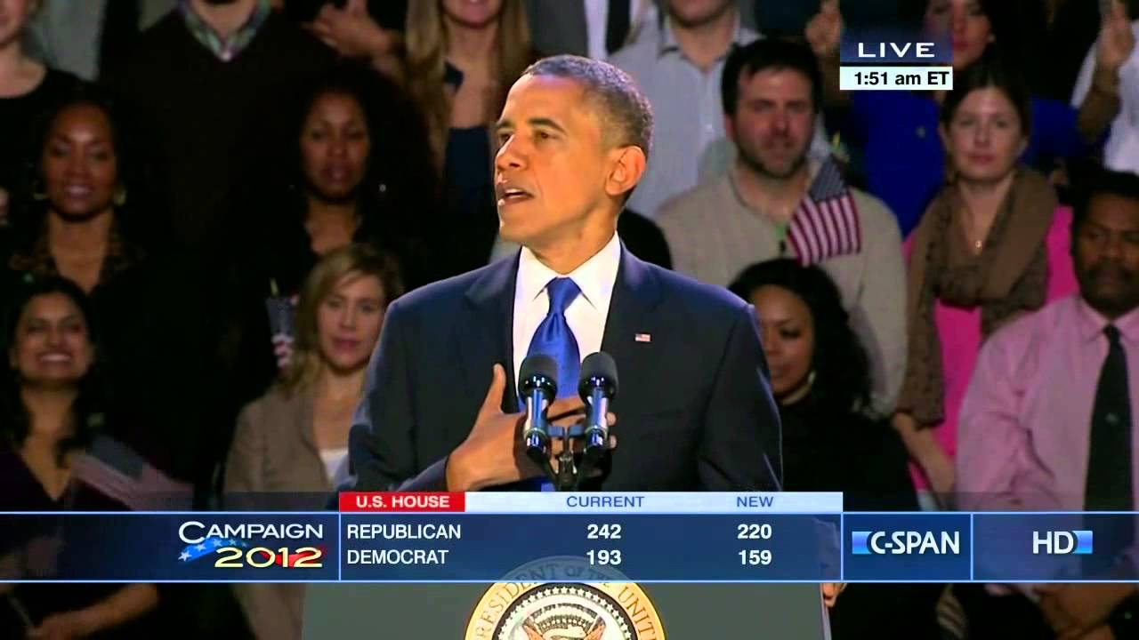 President Obama 2012 Victory Speech (C-SPAN)