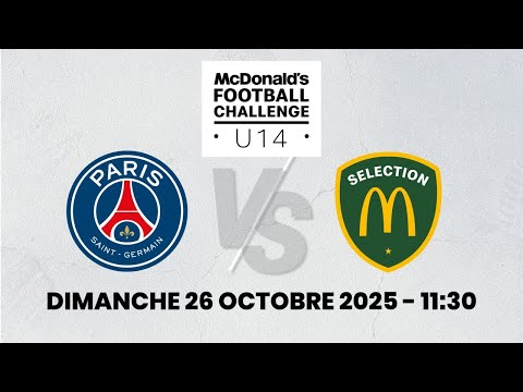 U14 PSG - SÉLECTION McDO (dimanche 11h30)