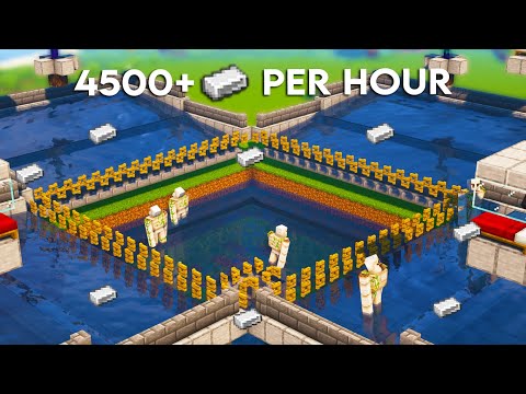 Minecraft Iron Farm 1.19 - BEST DESIGN | 4500+ Iron Per Hour