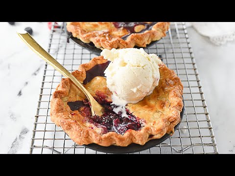 Triple Berry Pie |  Razzleberry Pie for Two |Small Batch Pie