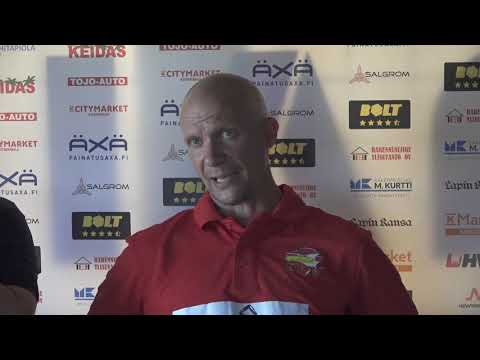 Simon Kiri vs Ulvilan Pesä Veikot, 3.7.2021, lehdistötilaisuus