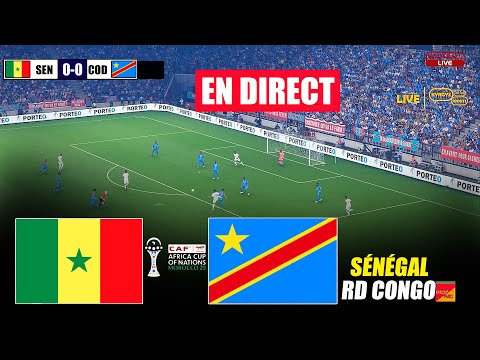 🔴EN DIRECT : SÉNÉGAL vs RD CONGO | Simulation eFootball PES 21