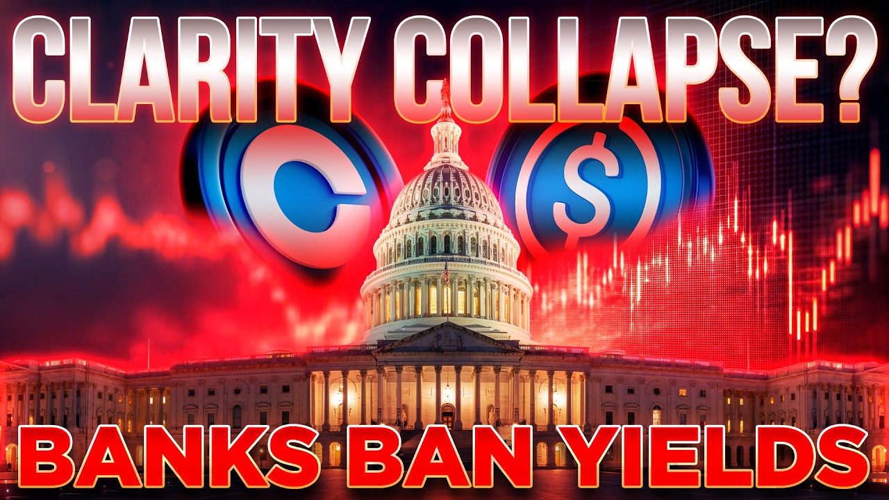 CLARITY Leak Collapses Stablecoin Yield Companies📉Banks Win?🚨