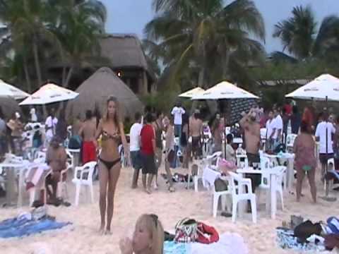 dj NIMBUS @ Mi Casa Holiday : 2012 - Day 3 : Beach Party @ OM Tulum Pt3