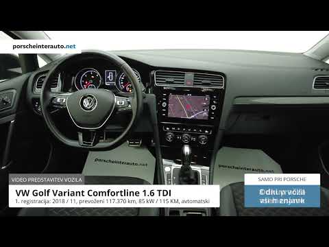 VW Golf Variant Comfortline 1.6 TDI - PREDSTAVITEV VOZILA
