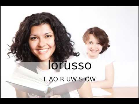 How to pronounce lorusso / How to say lorusso