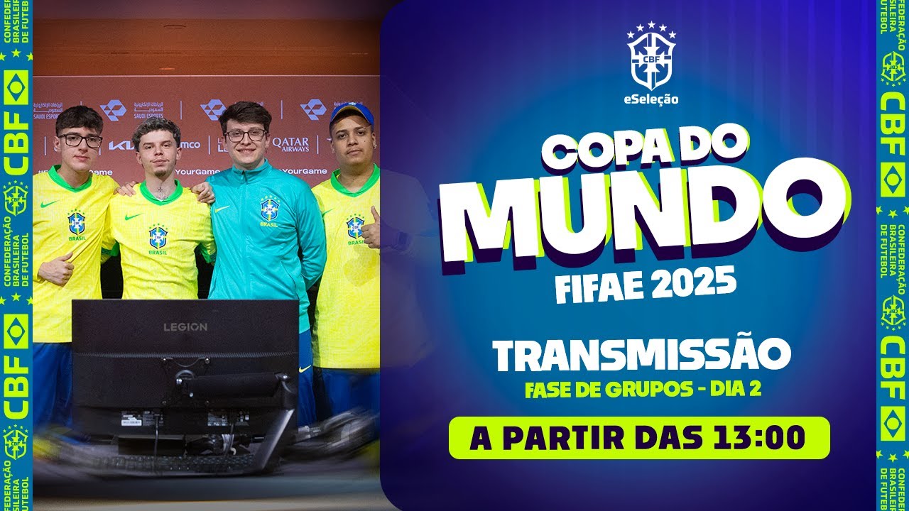 AO VIVO: COPA do MUNDO de Rocket League 2025 FIFAe l Dia 2