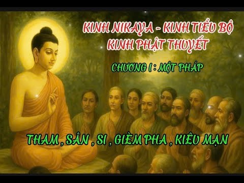 KINH NIKAYA - KINH TIỂU BỘ - KINH PHẬT THUYẾT - CHƯƠNG I - MỘT PHÁP - THAM - SÂN - SI ...