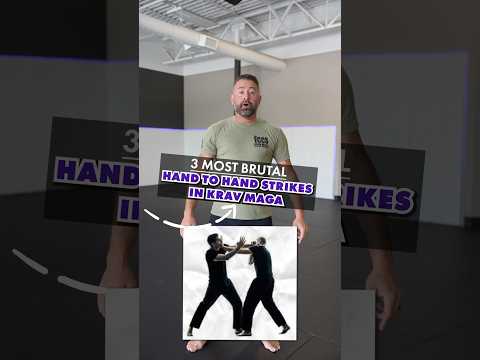 3 most brutal hand to hand STRIKES in KRAV MAGA!!  #mma #mmatips #martialarts #jiujitsu