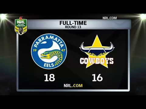2014 NRL Round 13: Parramatta Eels vs North Queensland Cowboys 🤠 (Highlights)
