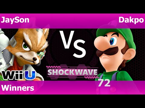 SW 72 - JaySon (Fox) vs FX | Dakpo (Luigi, ZSS) Winners - Smash 4