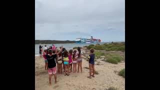 Cruise Ship Horn Battle | The Joy of seeing a Ship arrive in Port
