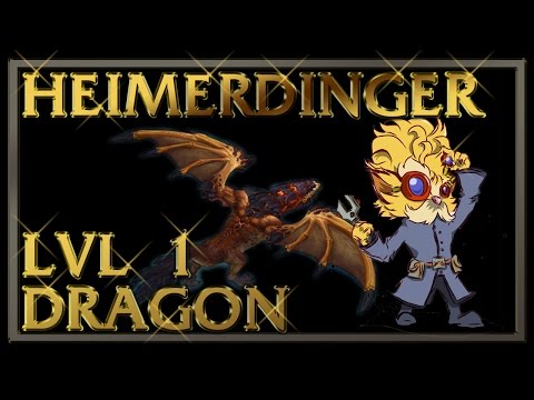 Heimerdinger Level 1 Dragon (Possible without Smite) - League of Legends