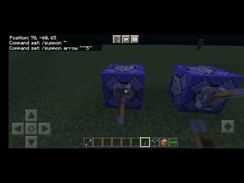 zeo_Animates - How to summon Unlimited arrow 🤔  | Using Command Block 👍🏻| Minecraft Builder |