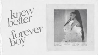 Ariana Grande - Knew Better &amp; Forever Boy (Dangerous Woman Tour: Live Studio Version)