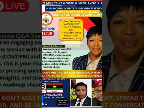 EXCLUSIVE QUESTIONS AND ANSWERS WITH ~ DR NGOZI ORABUEZE DEPUTY PRIME MINISTER OF THE USB