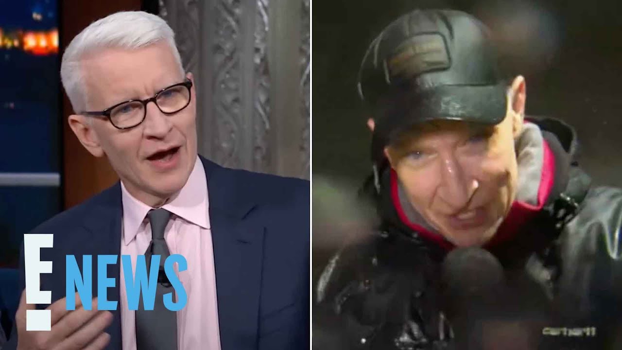 Anderson Cooper Reveals What REALLY Hit Him During Viral Hurricane Coverage Mishap | E! News